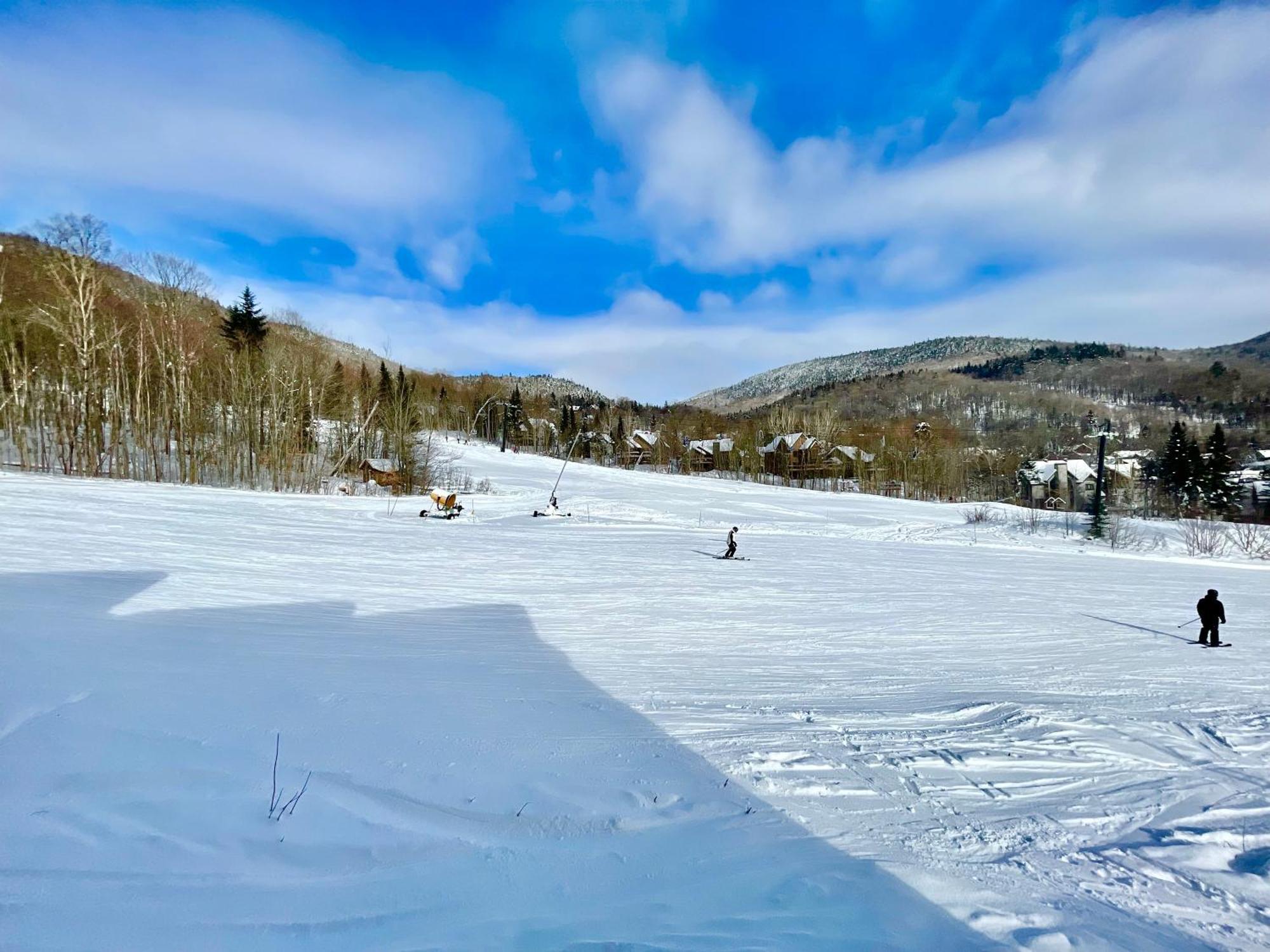 Ski-In, Ski-Out Chaleureux Studio Loft Au Pied Des Pistes De Ski Apartman Stoneham Kültér fotó