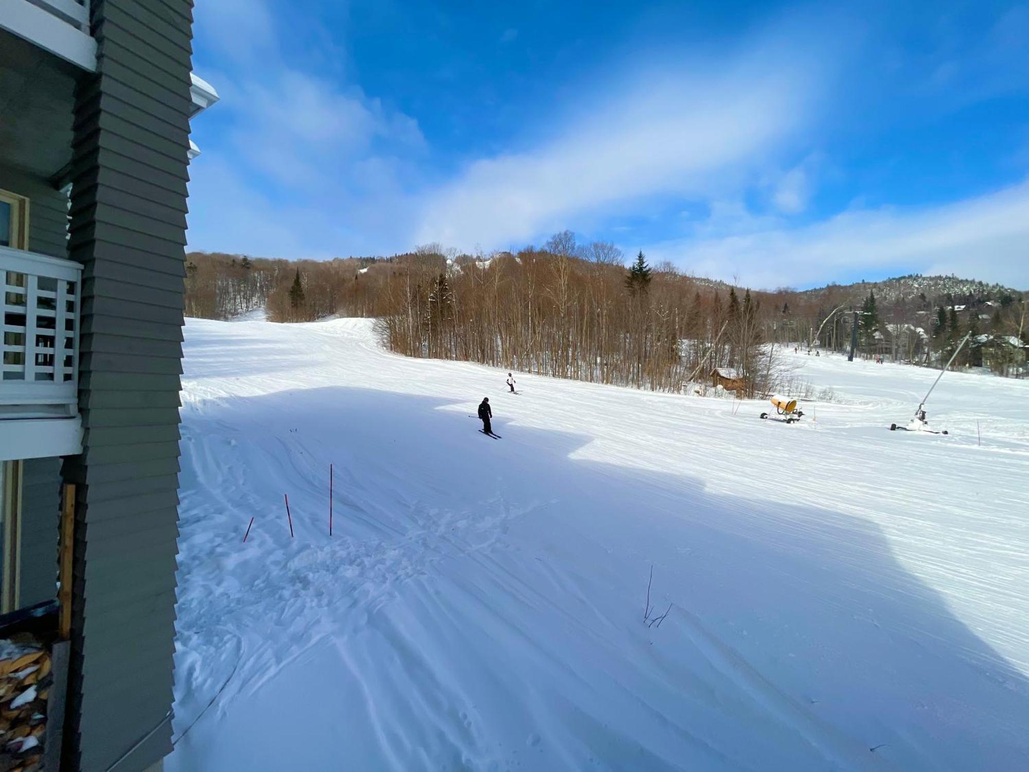 Ski-In, Ski-Out Chaleureux Studio Loft Au Pied Des Pistes De Ski Apartman Stoneham Kültér fotó